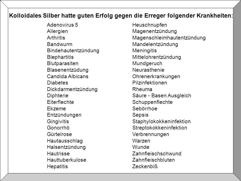 Die Technik der Abnahme der Parasiten